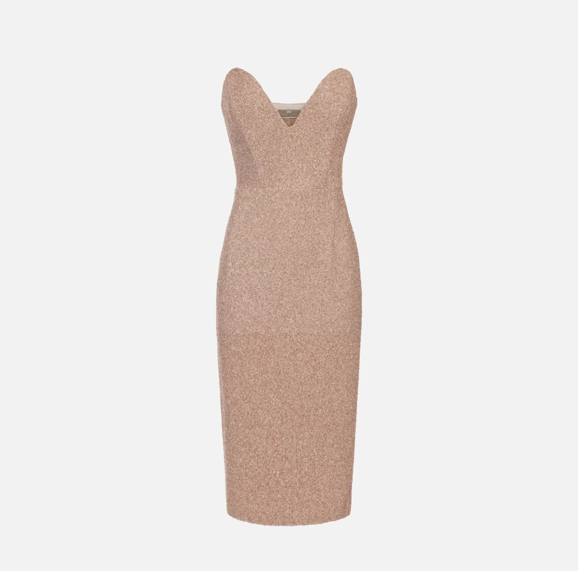 Elisabetta Franchi Abiti^Abito Midi In Tweed Lurex