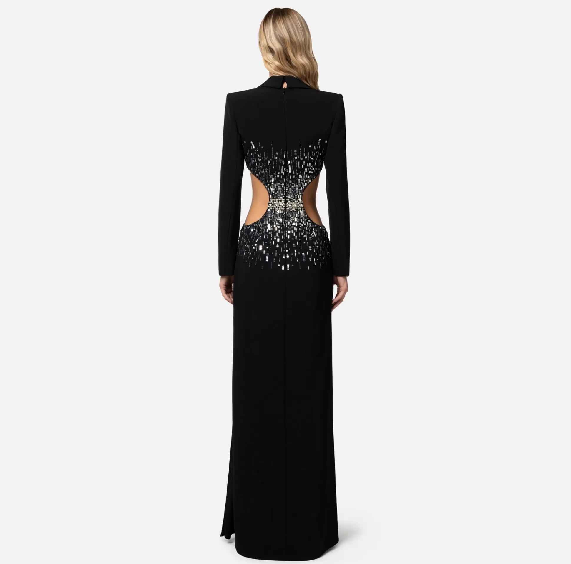 Elisabetta Franchi Abiti^Abito Red Carpet In Crepe Con Cut Out E Ricamo