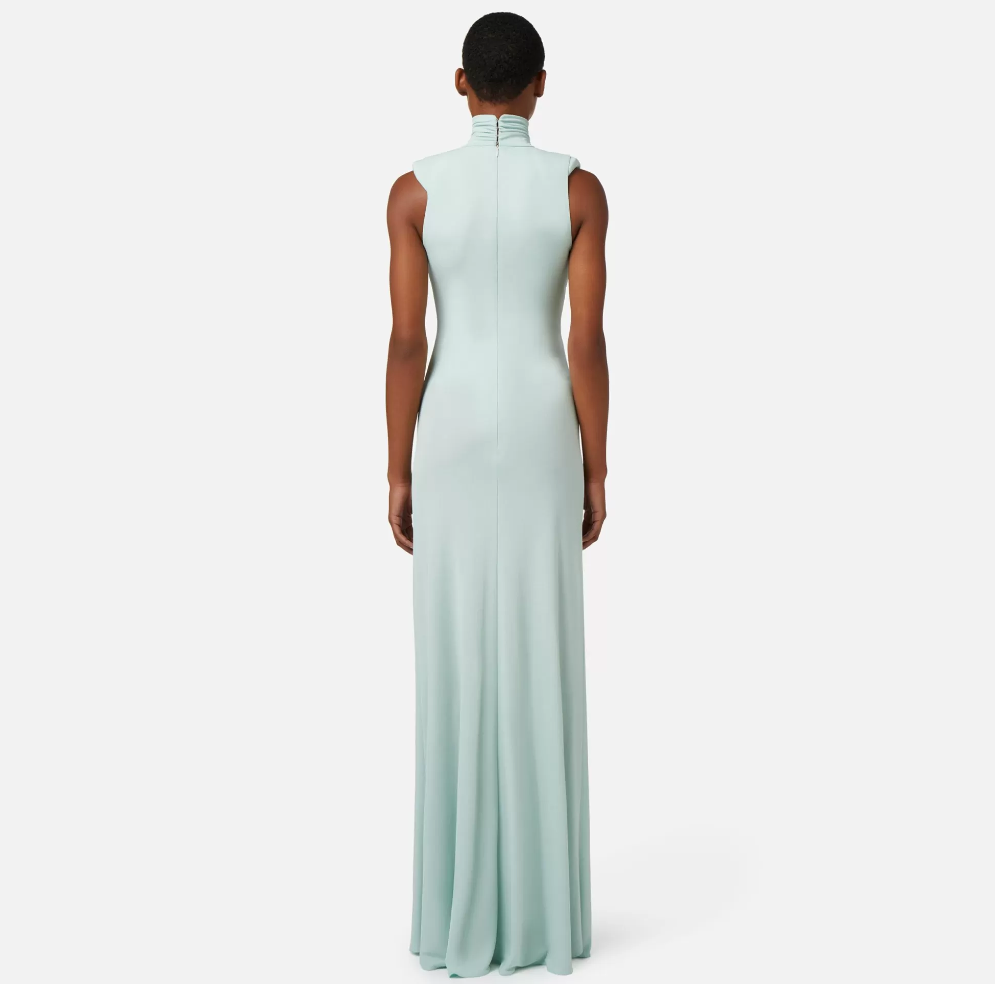 Elisabetta Franchi Abiti^Abito Red Carpet In Jersey Con Cut Out E Collana