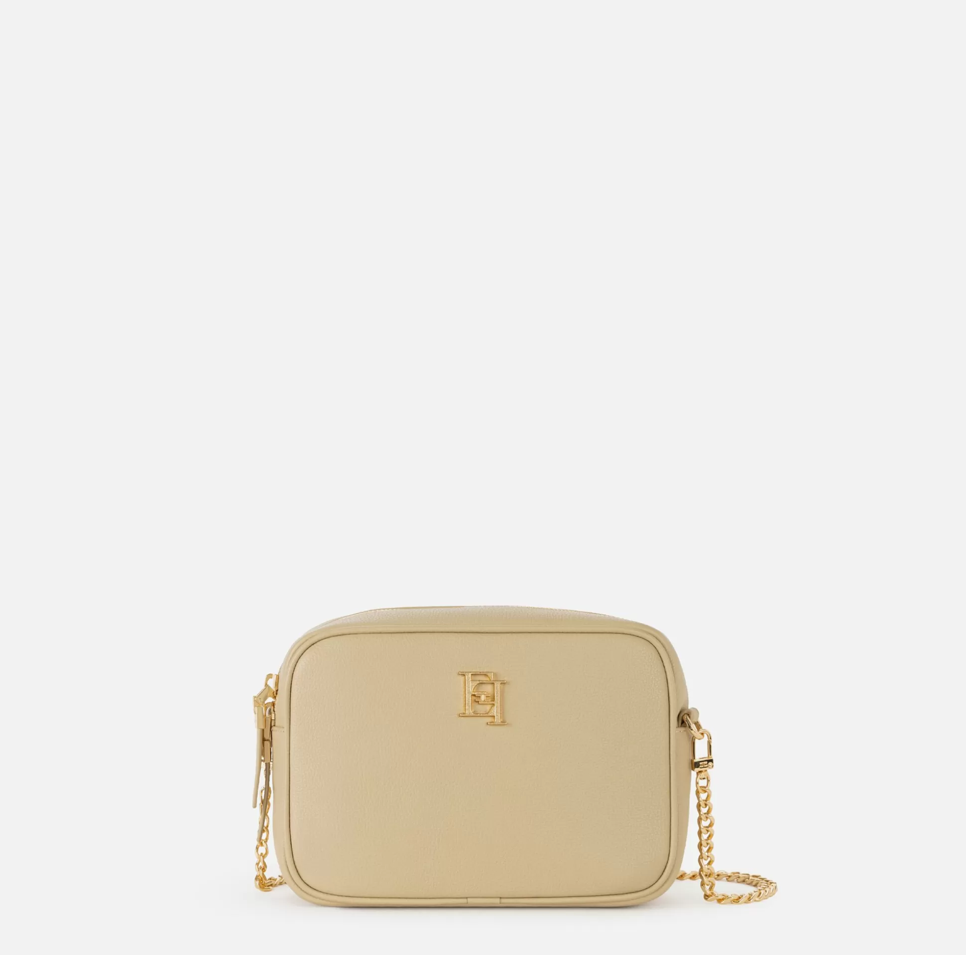 Elisabetta Franchi Borse A Tracolla^Camera Bag Con Logo In Metallo