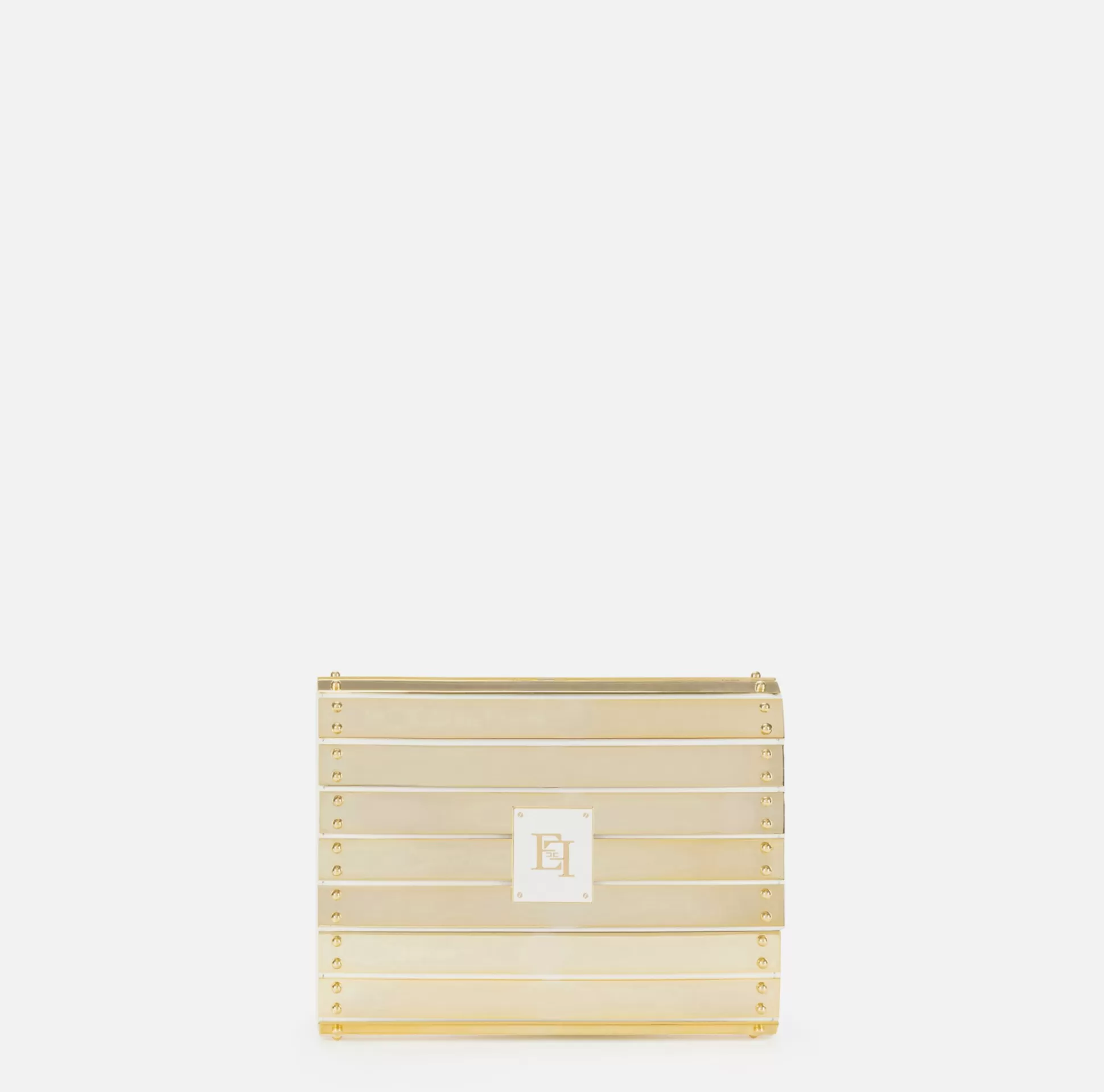 Elisabetta Franchi Clutch^Clutch Specchiata Con Tracolla