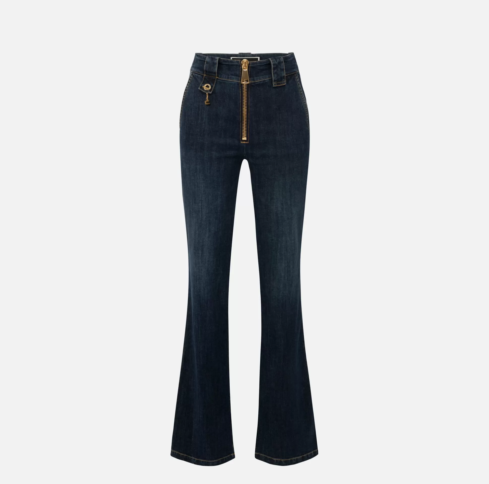 Elisabetta Franchi Jeans^Jeans A Zampetta Con Zip