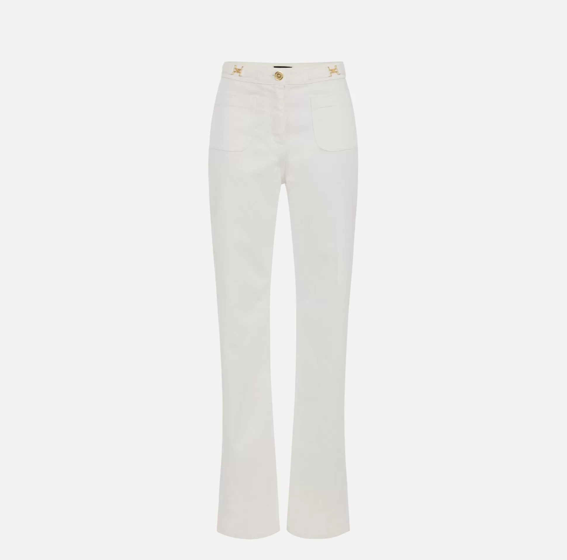 Elisabetta Franchi Jeans^Jeans Dritto Con Tasche A Toppa