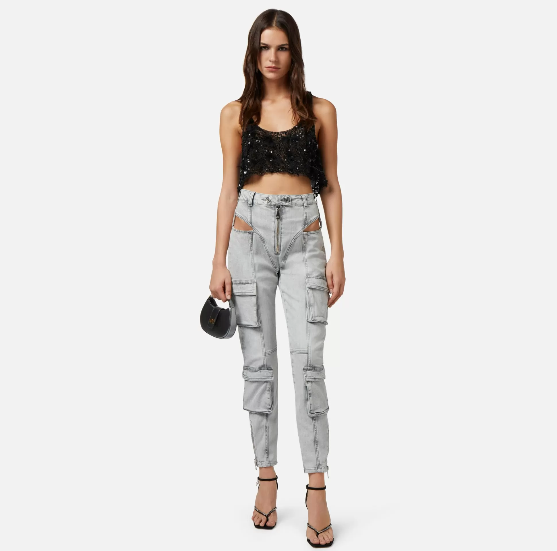 Elisabetta Franchi Jeans^Jeans Skinny Con Cut-Out