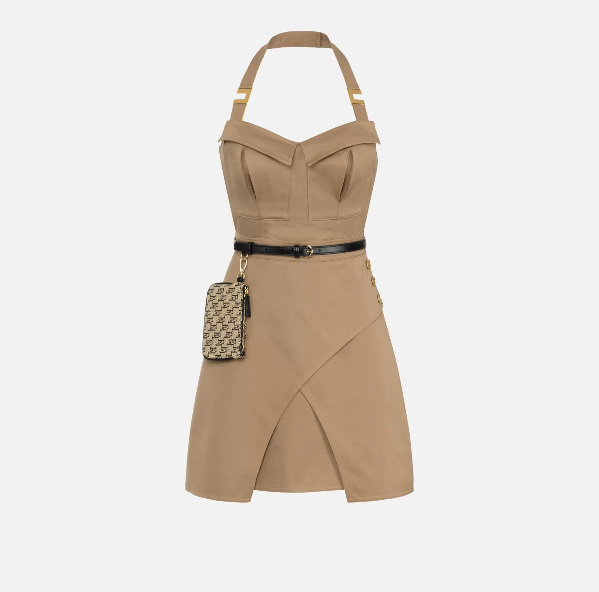 Elisabetta Franchi Abiti^Miniabito In Cotone Utility