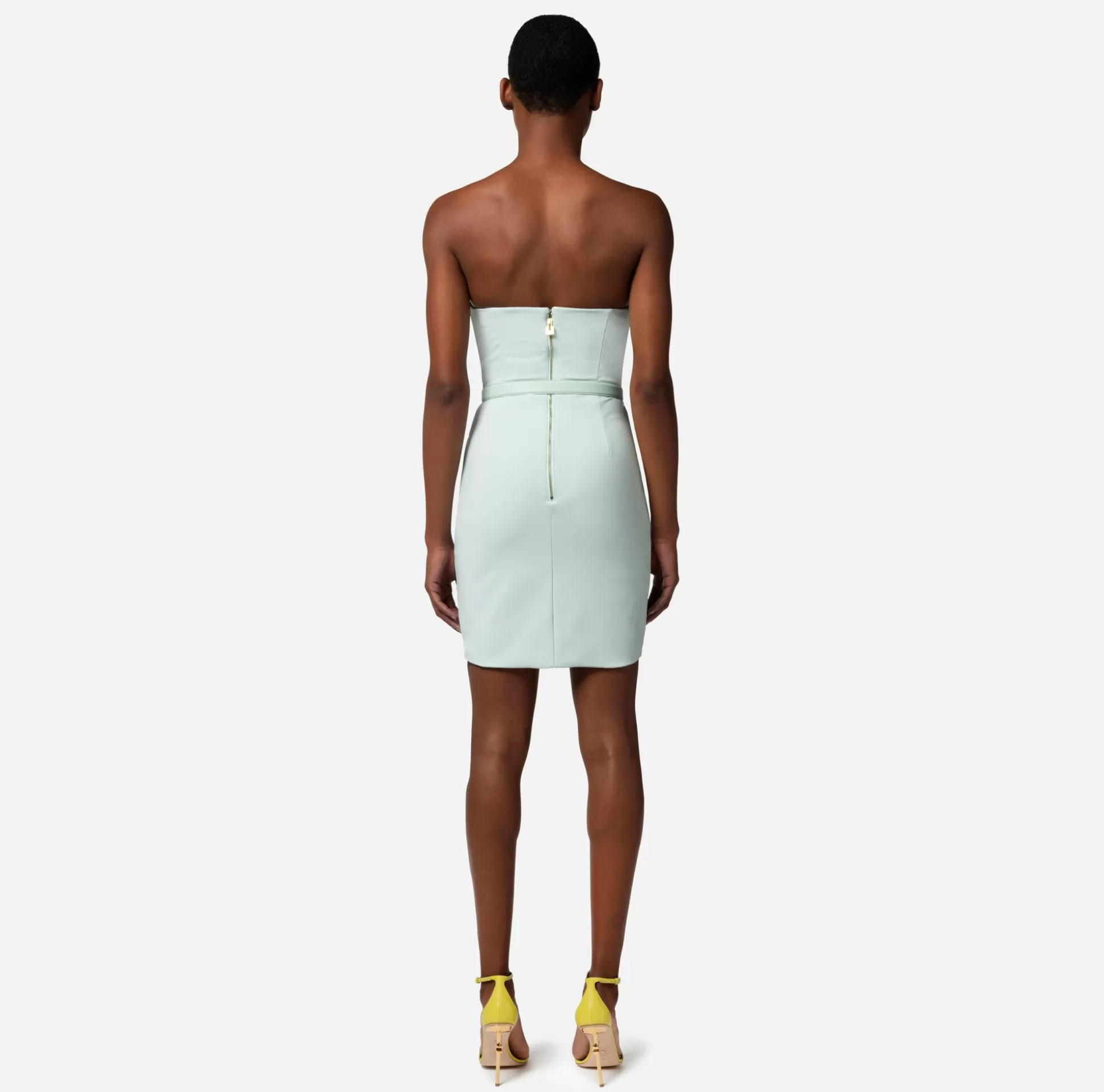 Elisabetta Franchi Abiti^Miniabito In Tessuto Tecnico Con Corpetto A Bustier