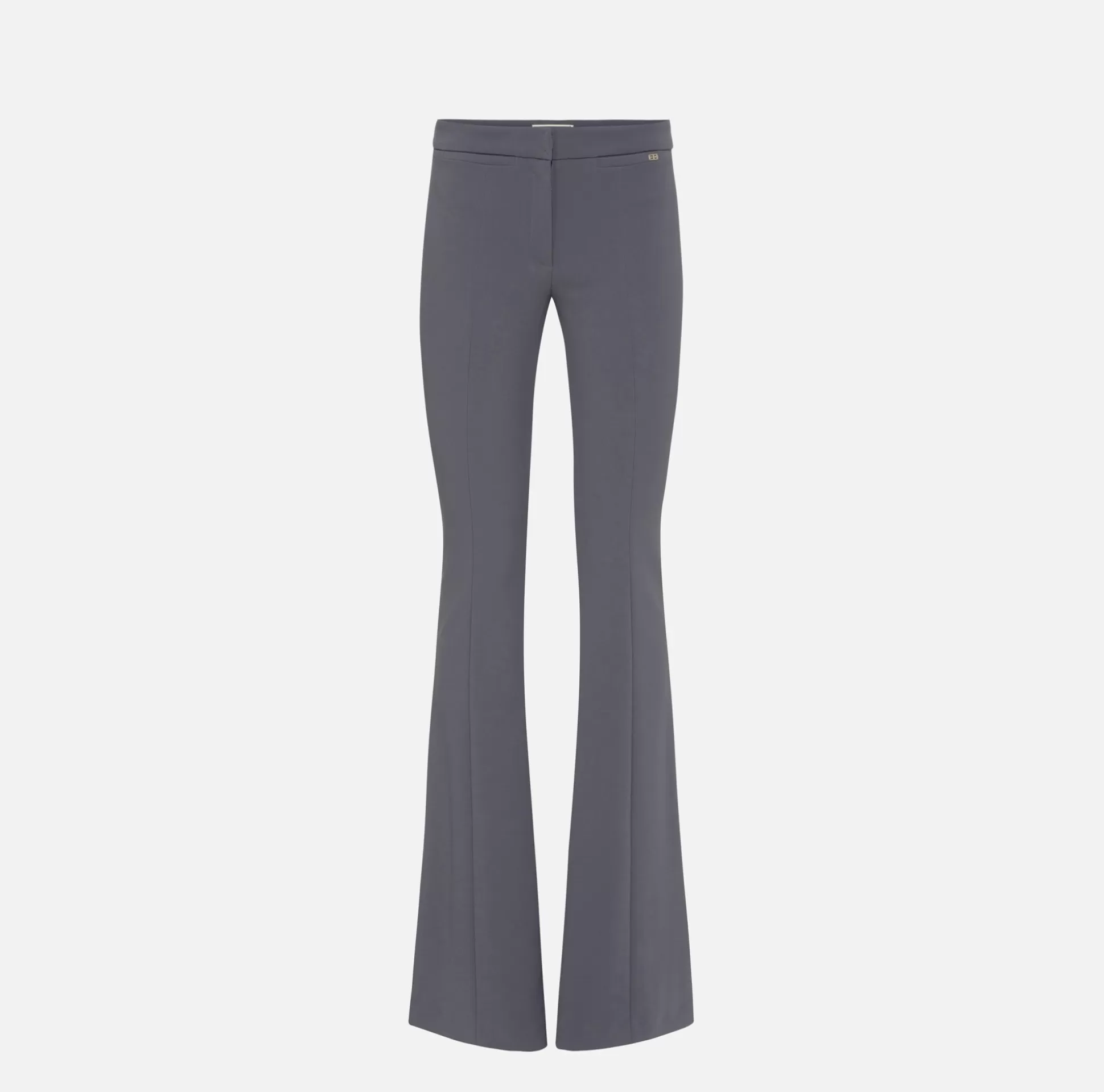 Elisabetta Franchi Tailleur^Pantalone A Zampa In Crepe Leggero