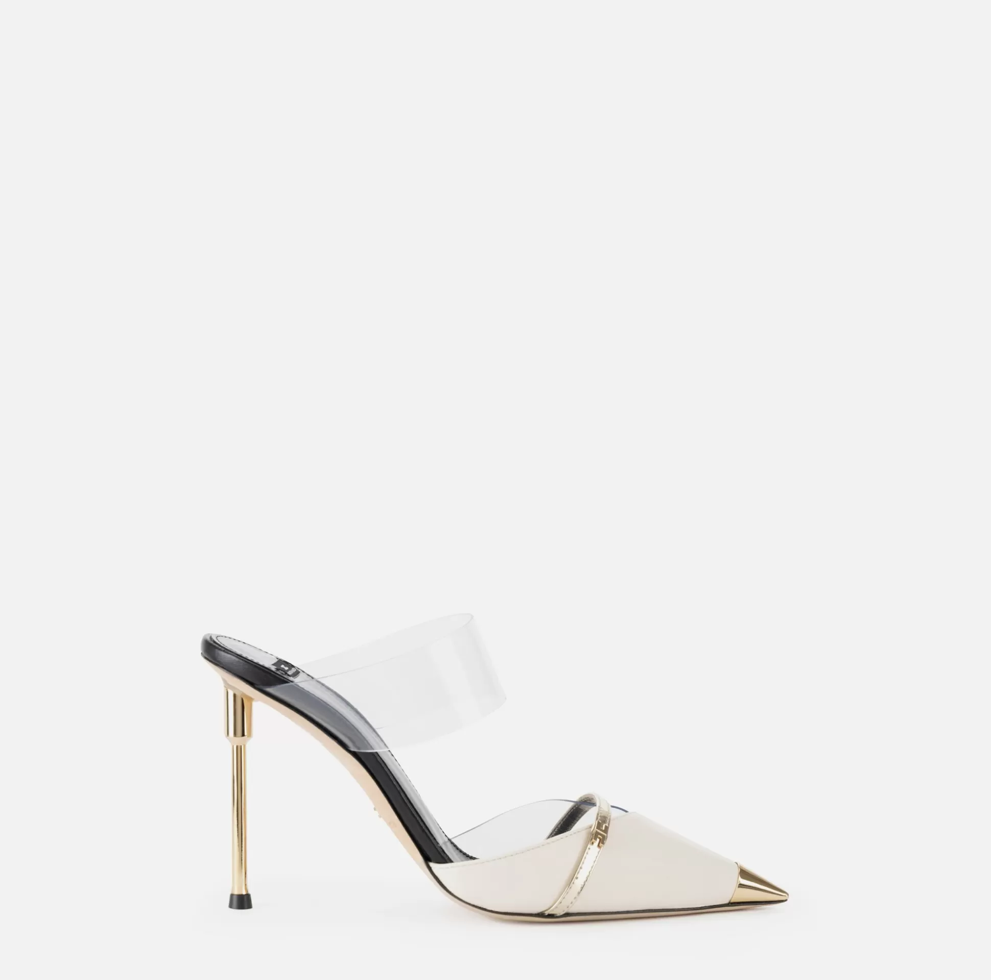 Elisabetta Franchi Decollete^Sabot In Pelle E Pvc