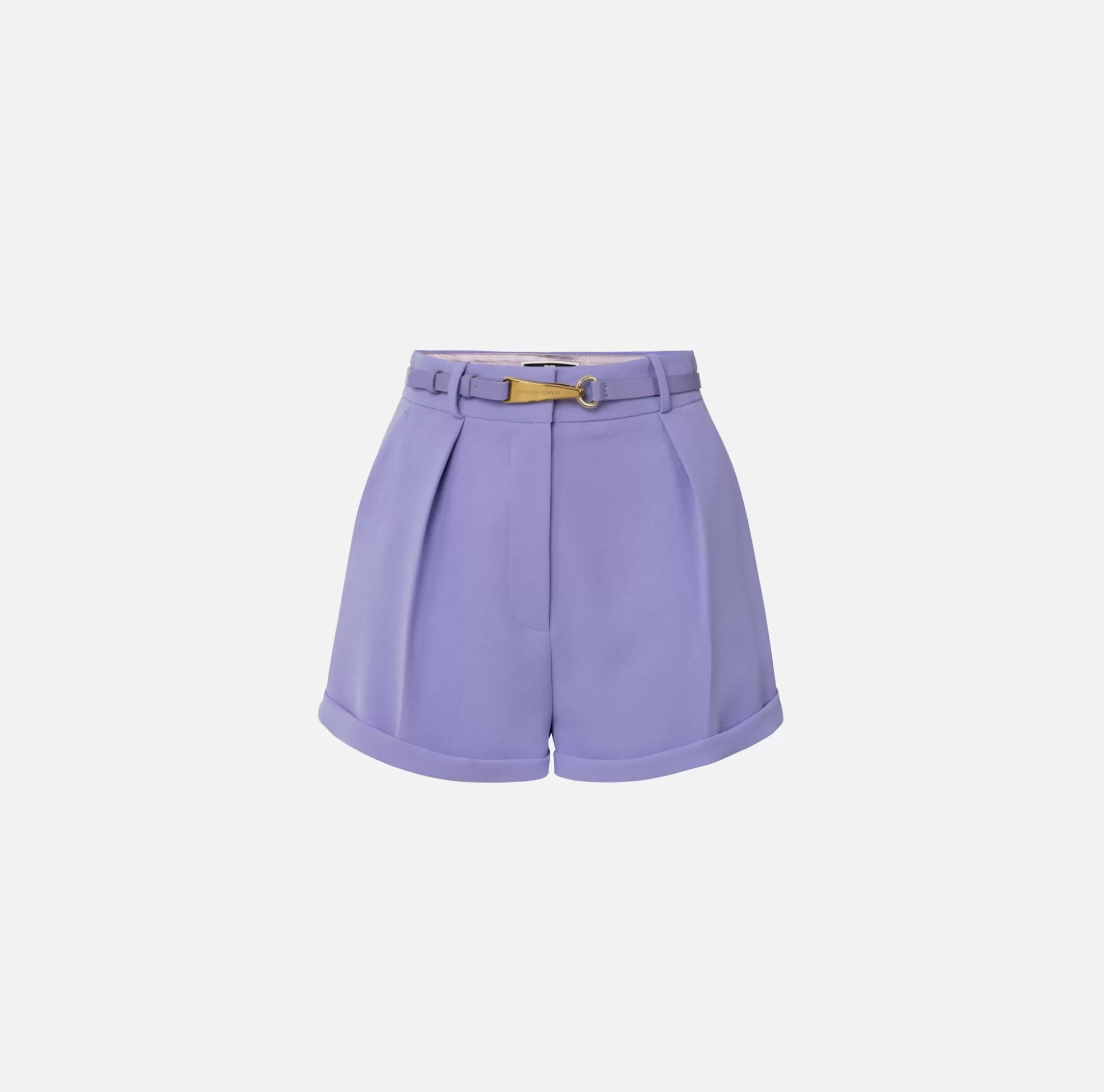 Elisabetta Franchi Pantaloni E Shorts^Shorts In Crepe Con Moschettone