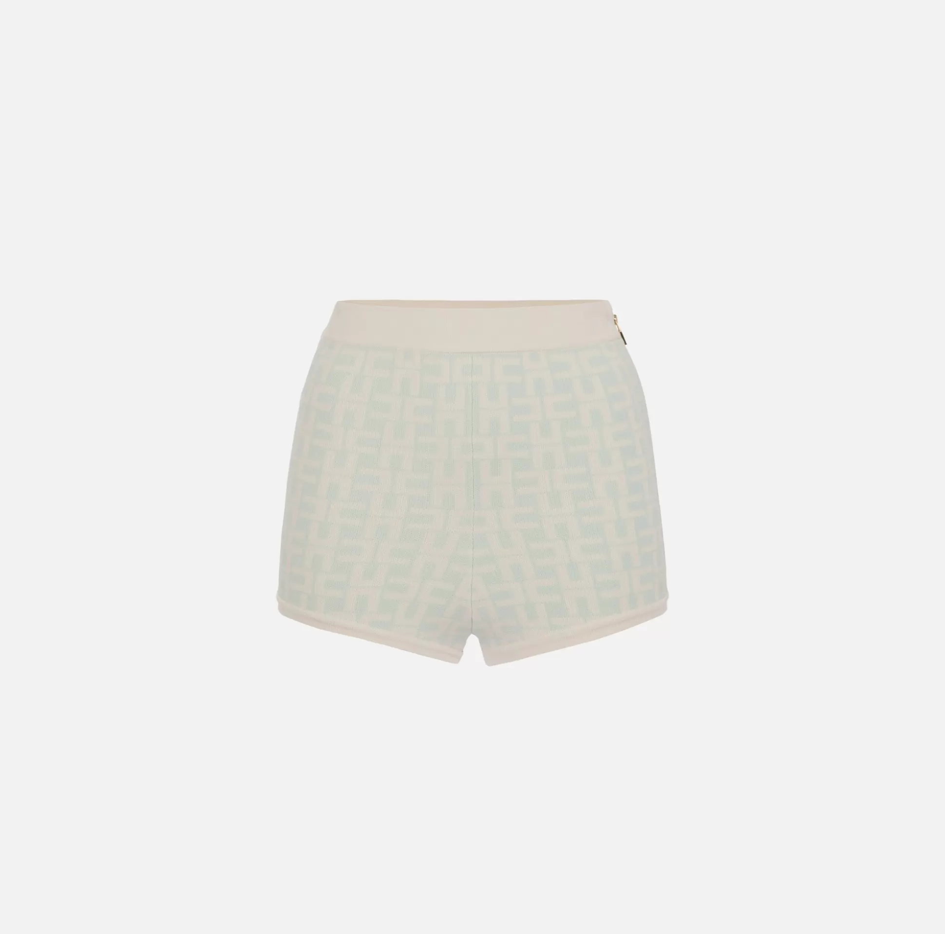 Elisabetta Franchi Pantaloni E Shorts^Shorts Logo Jacquard All-Over