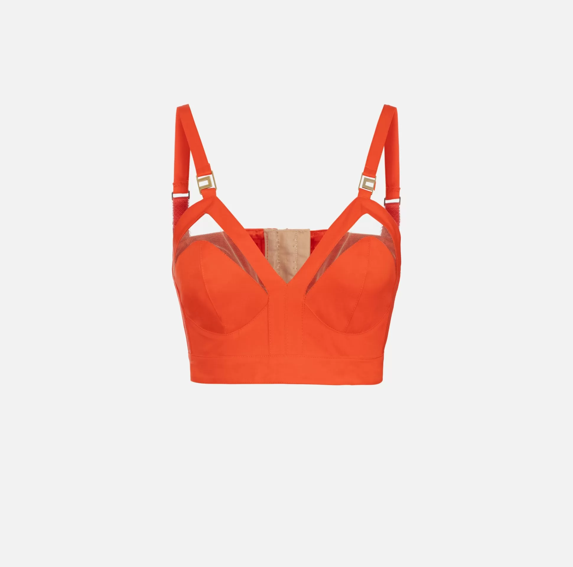 Elisabetta Franchi Top, T-Shirt & Body^Top Bustier In Cotone Con Cut Out