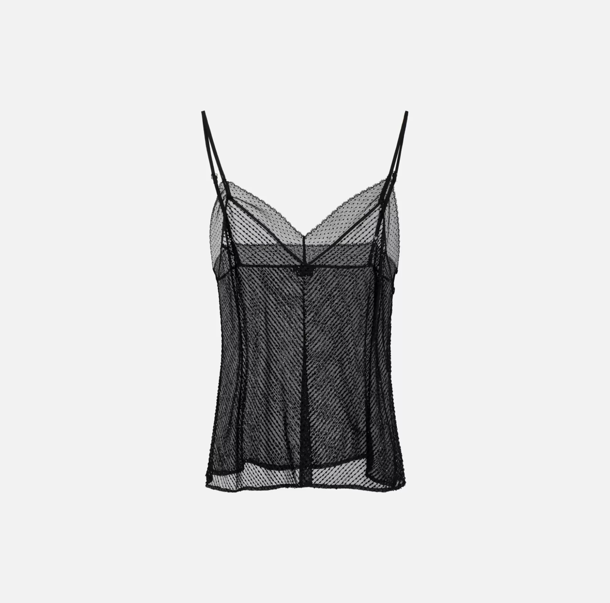 Elisabetta Franchi Top, T-Shirt & Body^Top In Georgette Ricamata