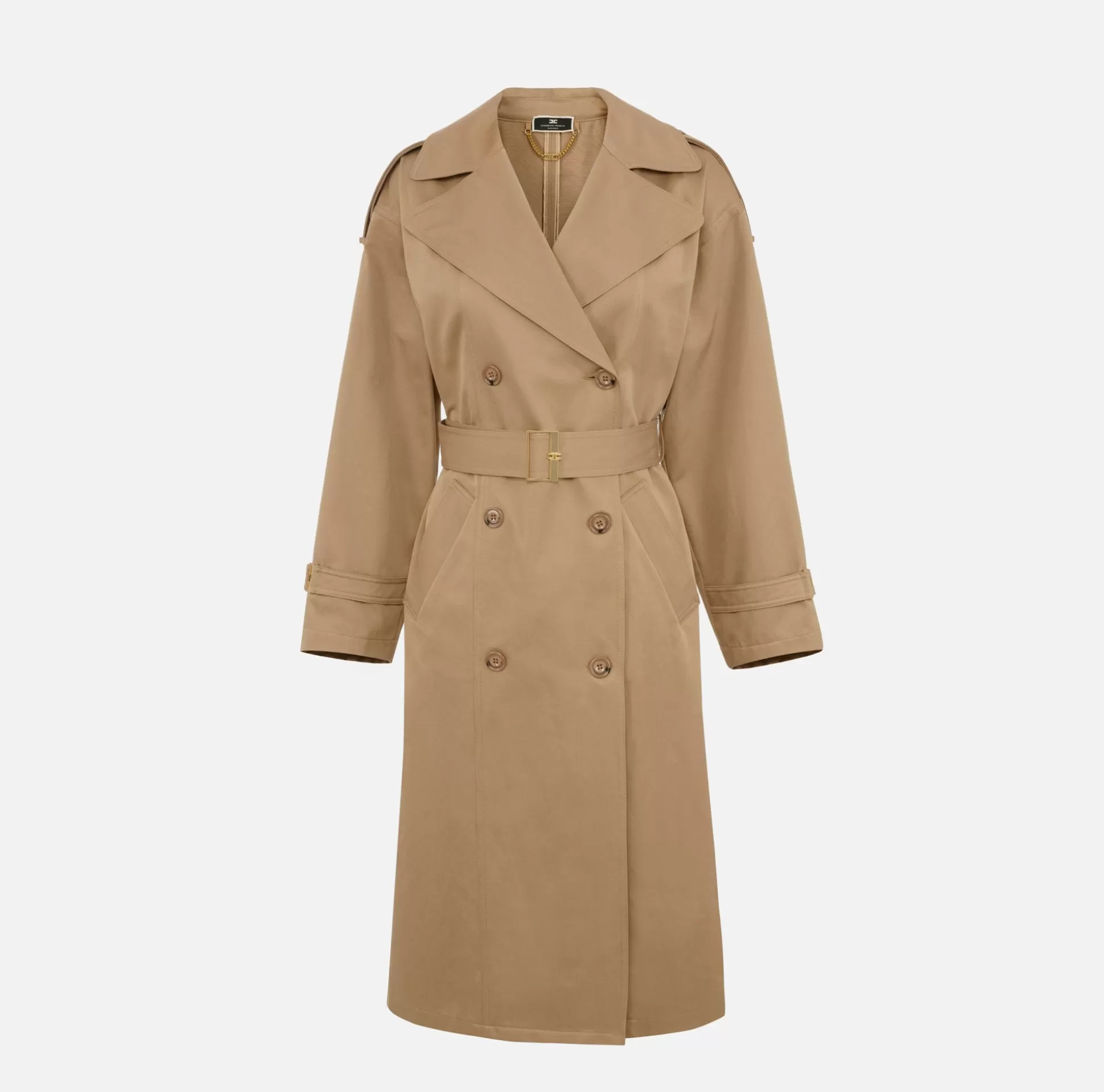 Elisabetta Franchi Giacche & Trench^Trench Over In Cotone