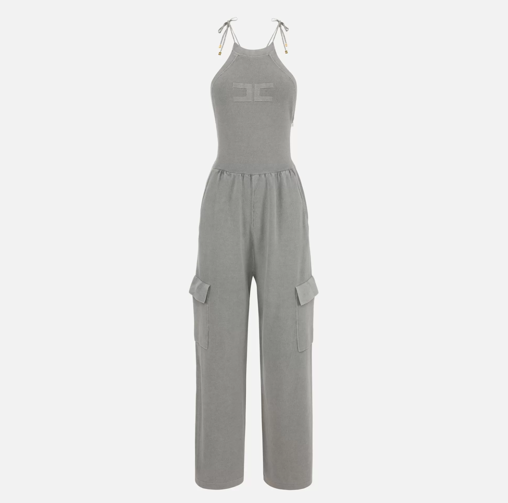 Elisabetta Franchi Tute^Tuta In Cotone Stone Wash